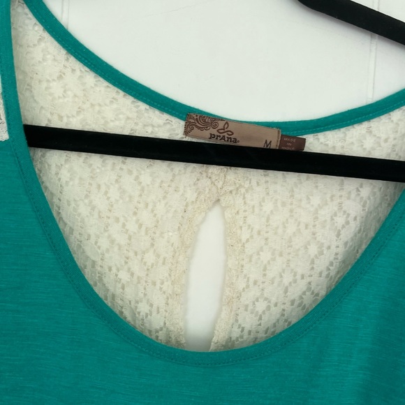 Prana Angelina Lace Drawstring Waist Midi Dress Organic Size Medium - Picture 4 of 9